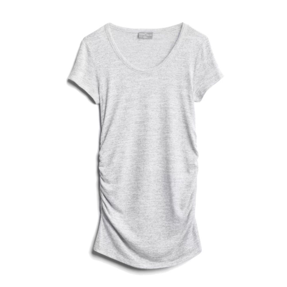 Alma short sleeve maternity shirt
